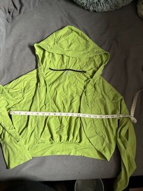Fila Neon Green Pullover with Navy Trim